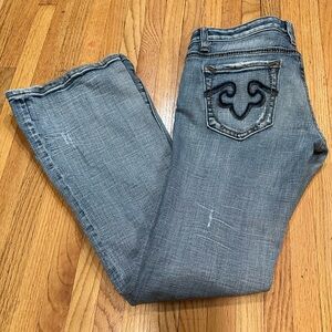 Stylish Blue Boot Cut Jeans